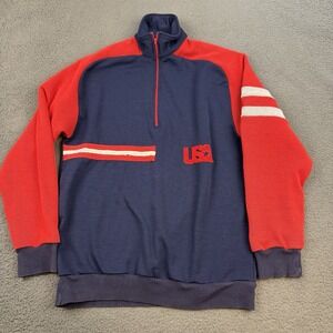 Vintage K2 USA Warm Up Ski Jacket Mens Extra Large Pullover 1/4 Zip